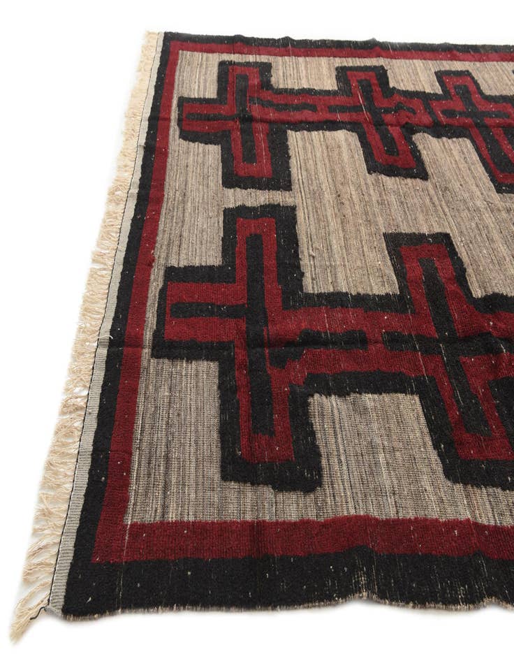 Detail image of  8' 9 x 13'  Hand Knotted Darya Wool Rug