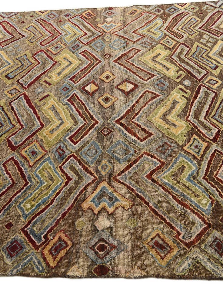Detail image of 7' 10 x 10' 1 Hand Knotted Darya Wool Rug