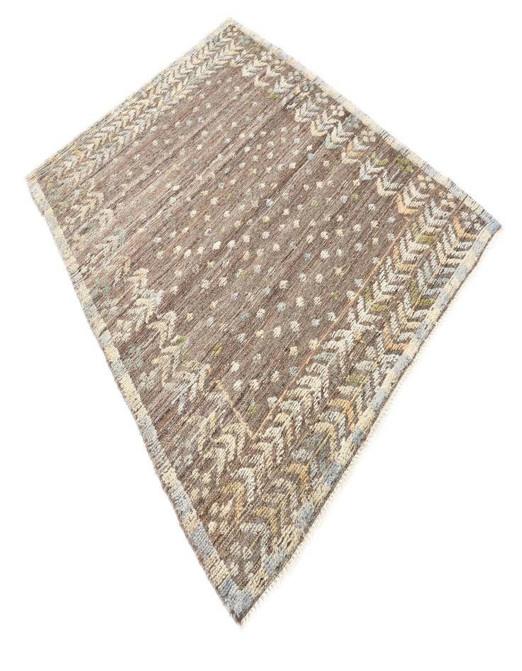 Detail image of  5' 2 x 6' 8  Hand Knotted Darya Wool Rug