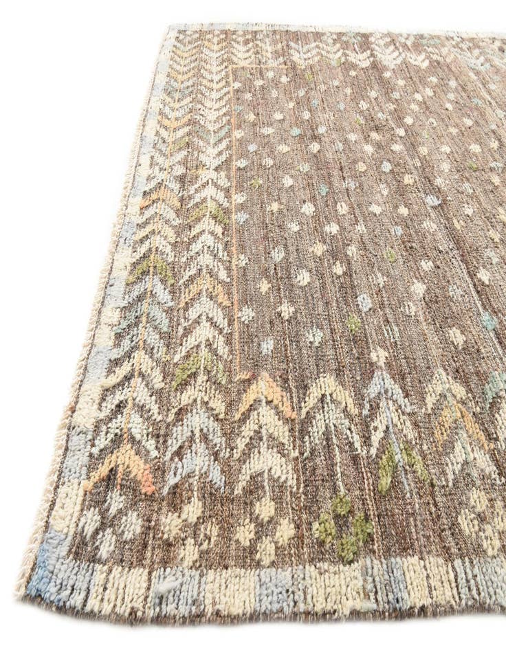 Detail image of  5' 2 x 6' 8  Hand Knotted Darya Wool Rug