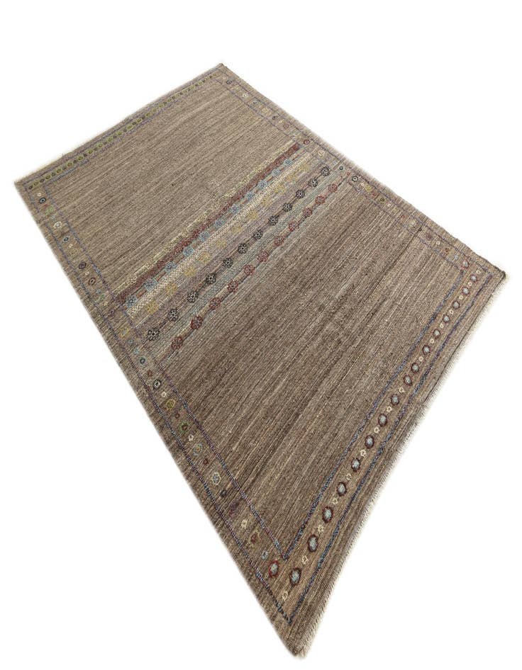 Detail image of  6' 9 x 9' 6  Hand Knotted Darya Wool Rug