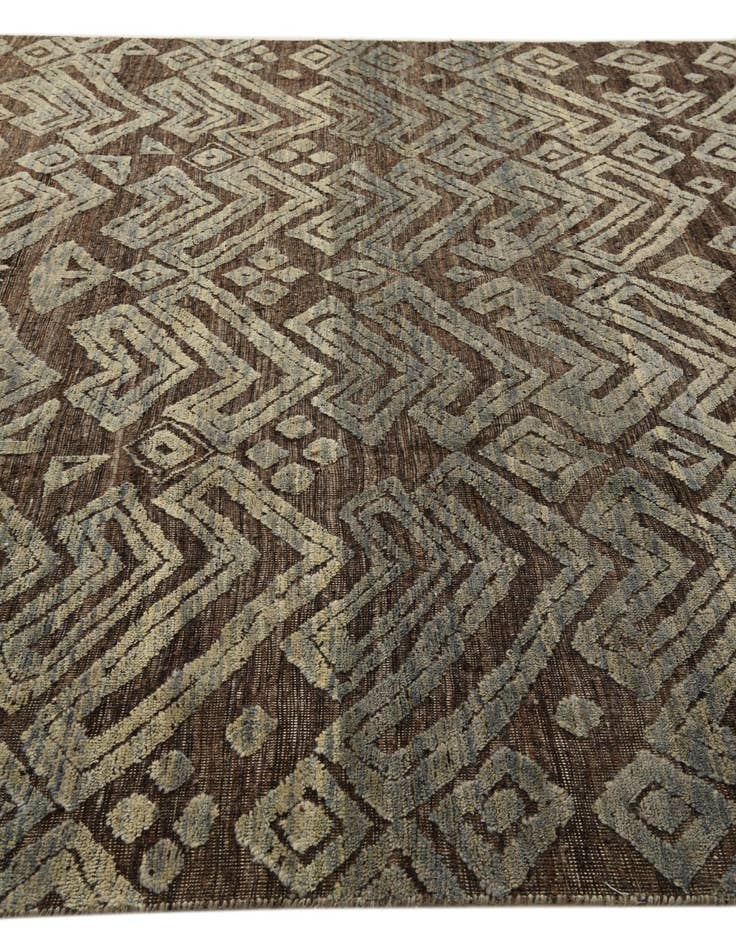 Detail image of  9' x 12' 2  Hand Knotted Darya Wool Rug