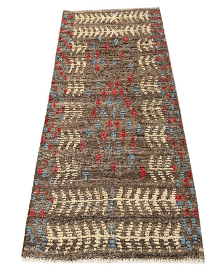 Detail image of  4' 3 x 6'  Hand Knotted Darya Wool Rug