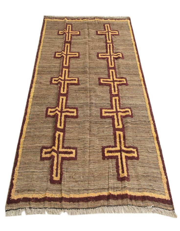 Detail image of  4' 10 x 7' 5  Hand Knotted Darya Wool Rug