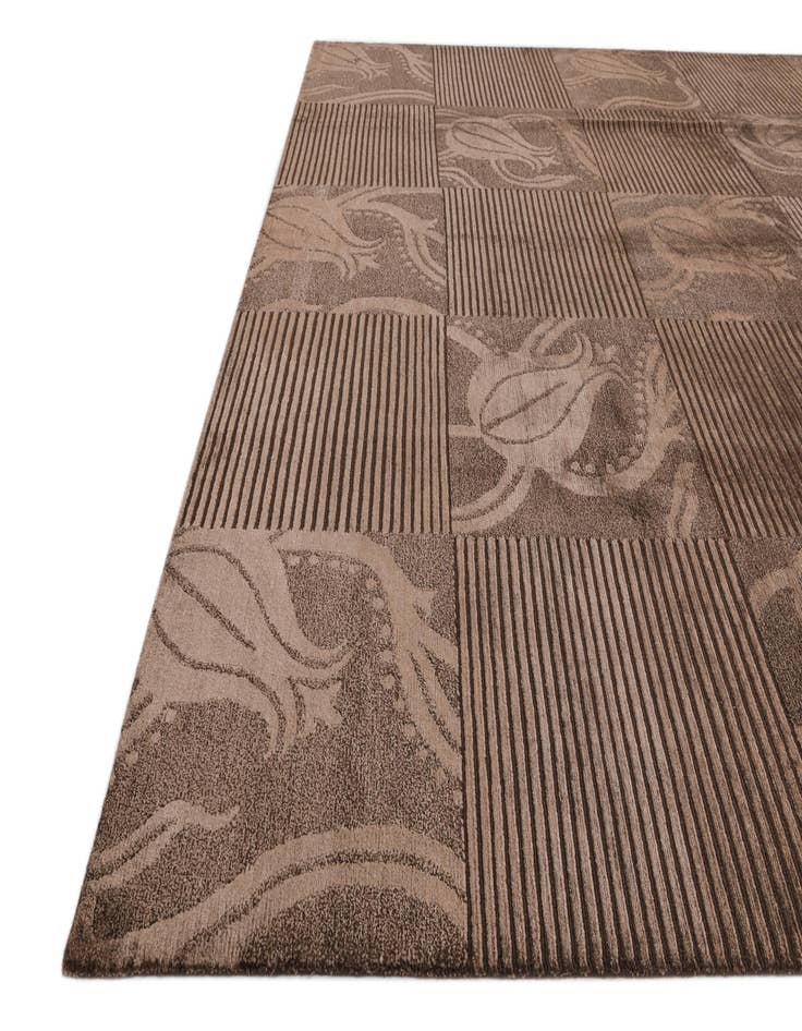 Detail image of  8' x 9' 11  Hand Knotted Darya Wool Rug