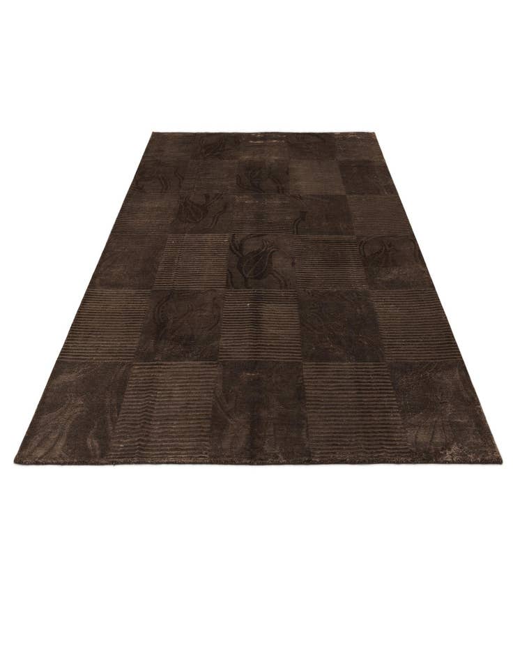 Detail image of  7' 9 x 9' 9  Hand Knotted Darya Wool Rug