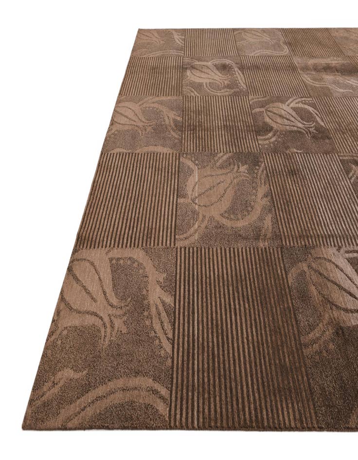 Detail image of  8' x 9' 8  Hand Knotted Darya Wool Rug