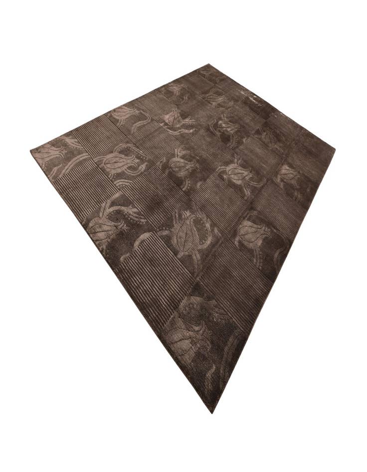 Detail image of  8' 3 x 11' 5  Hand Knotted Darya Wool Rug