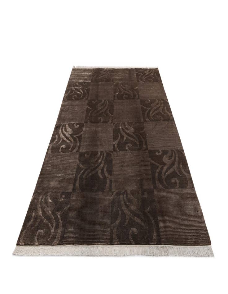 Detail image of  6' 8 x 9' 10  Hand Knotted Darya Wool Rug