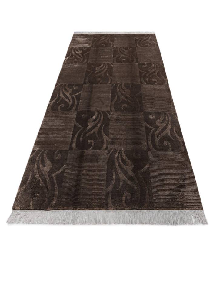 Detail image of  6' 8 x 10'  Hand Knotted Darya Wool Rug