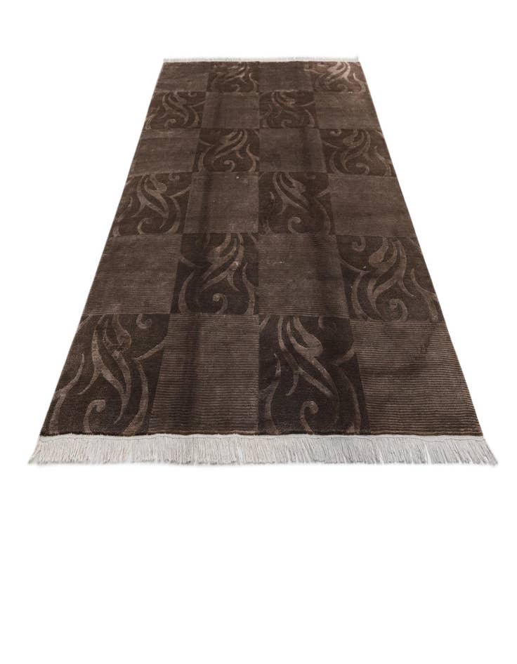 Detail image of  6' 8 x 10'  Hand Knotted Darya Wool Rug