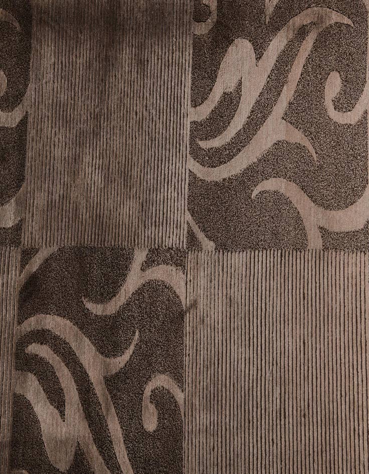 Detail image of  6' 8 x 10'  Hand Knotted Darya Wool Rug