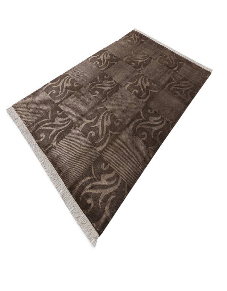 Detail image of  6' 8 x 10'  Hand Knotted Darya Wool Rug