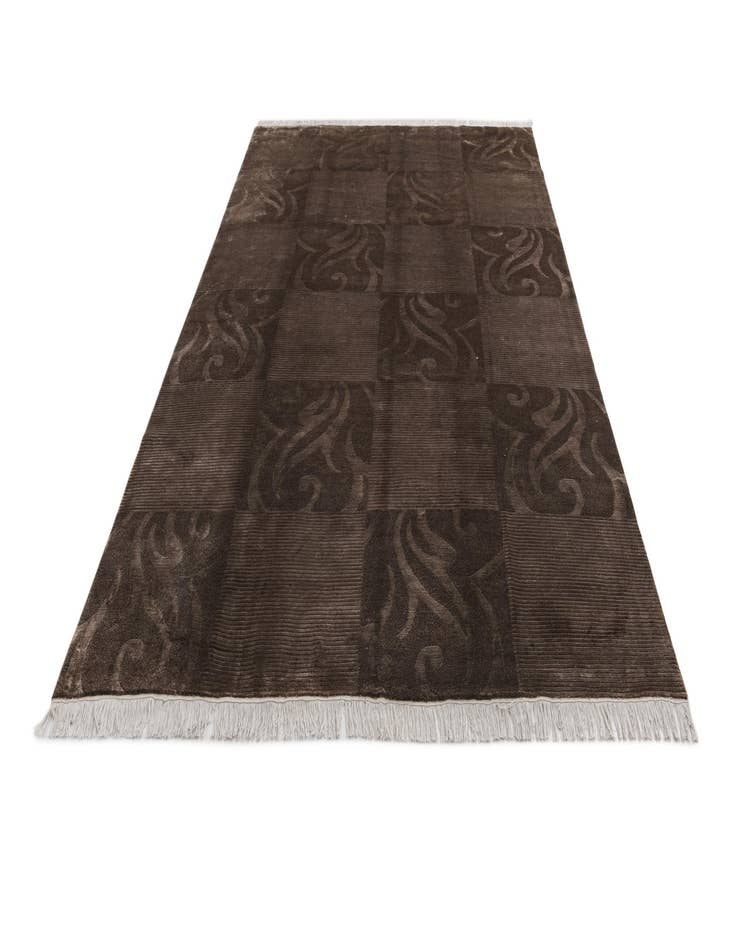 Detail image of  6' 8 x 10'  Hand Knotted Darya Wool Rug