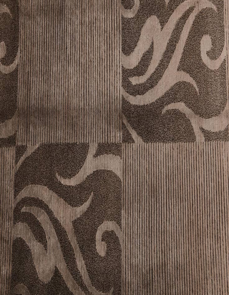 Detail image of  6' 8 x 10'  Hand Knotted Darya Wool Rug