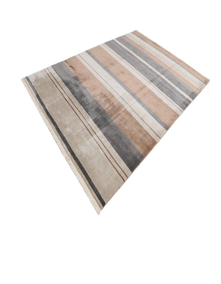 Detail image of  6' 7 x 9' 9  Hand Knotted Darya Wool Rug