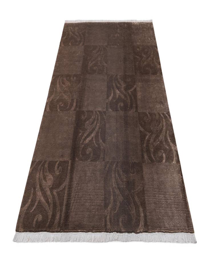 Detail image of  5' 9 x 8'  Hand Knotted Darya Wool Rug