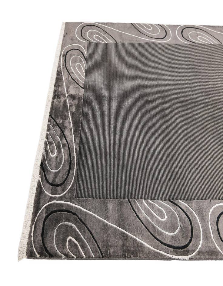 Detail image of  5' 6 x 7' 10  Hand Knotted Darya Wool Rug