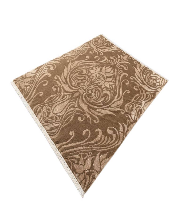 Detail image of  5' 7 x 7' 10  Hand Knotted Darya Wool Rug