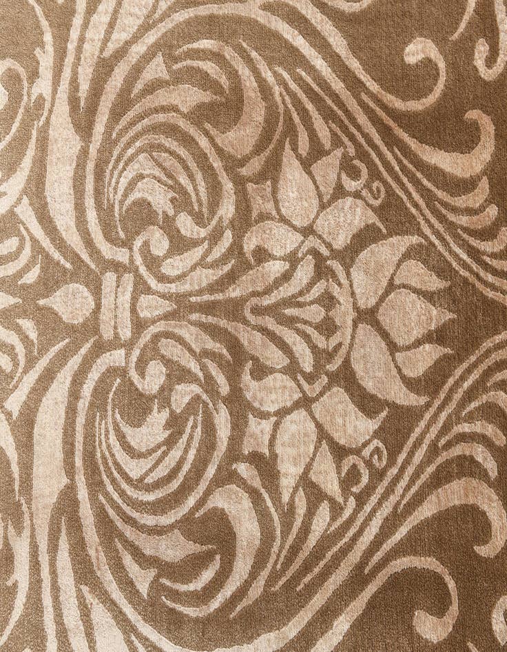 Detail image of  5' 7 x 7' 10  Hand Knotted Darya Wool Rug