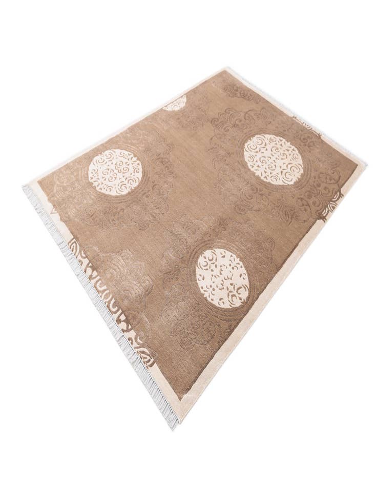 Detail image of  5' 7 x 8' 2  Hand Knotted Darya Wool Rug