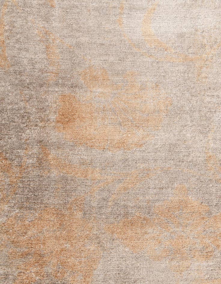 Detail image of  5' 7 x 8'  Hand Knotted Darya Wool Rug