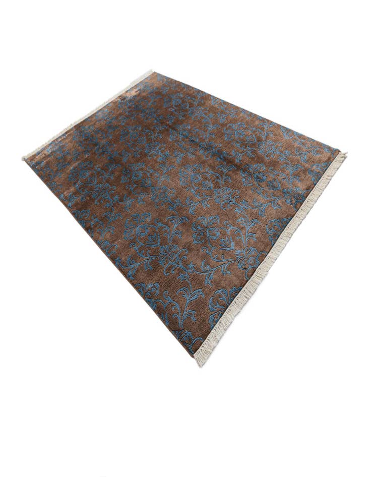 Detail image of  5' 7 x 7' 10  Hand Knotted Darya Wool Rug