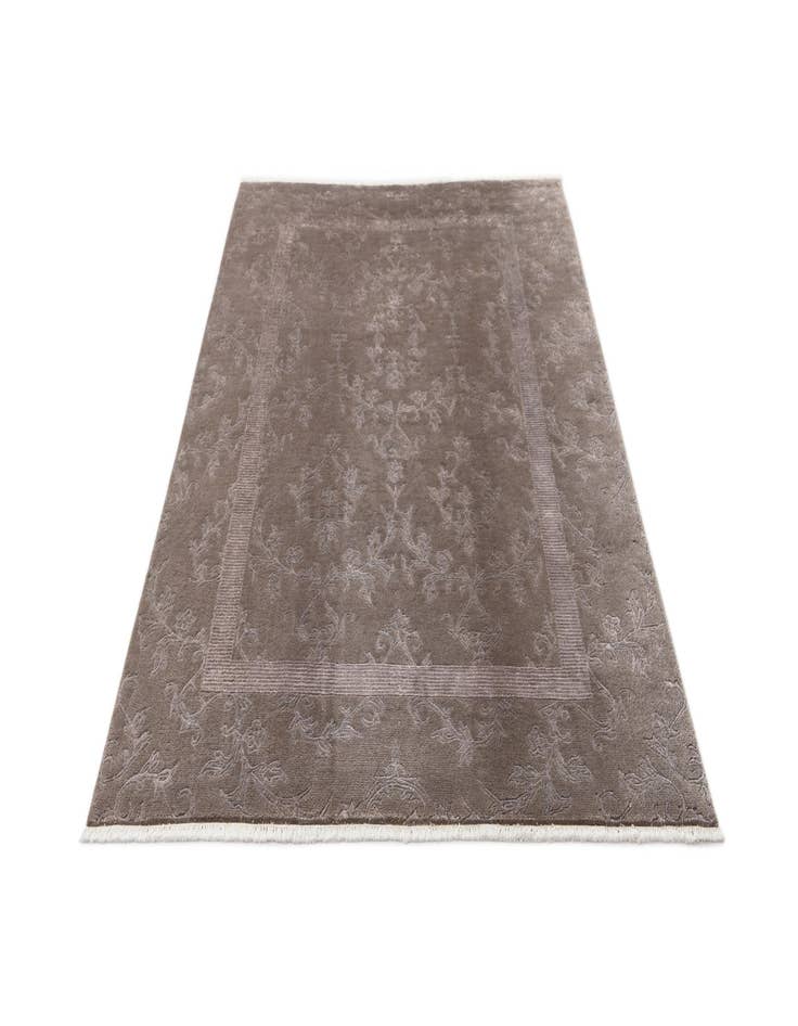 Detail image of  5' 7 x 8'  Hand Knotted Darya Wool Rug