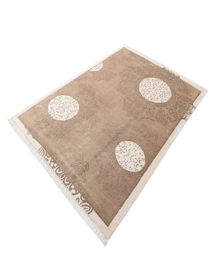 Detail image of  5' 9 x 8' 2  Hand Knotted Darya Wool Rug