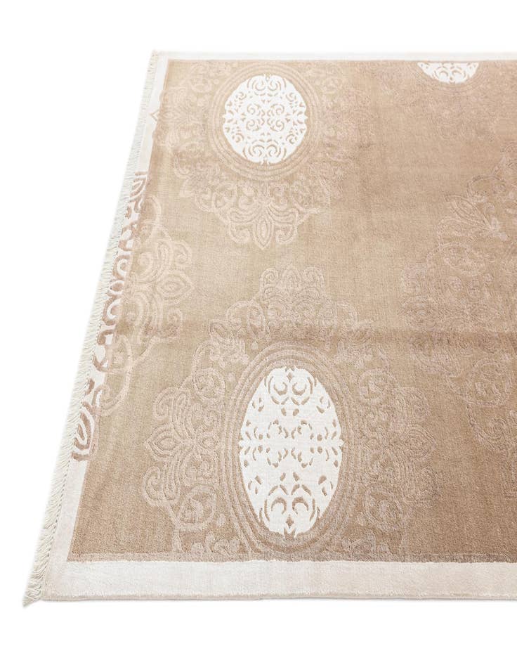 Detail image of  5' 9 x 8' 2  Hand Knotted Darya Wool Rug