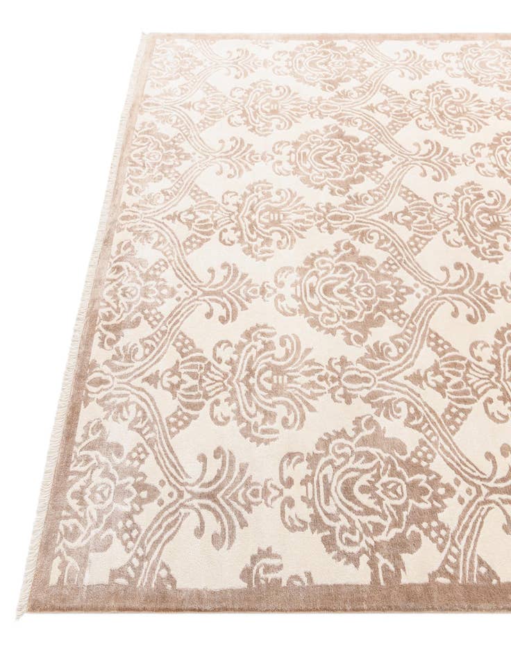 Detail image of  6' 8 x 9' 11  Hand Knotted Darya Wool Rug