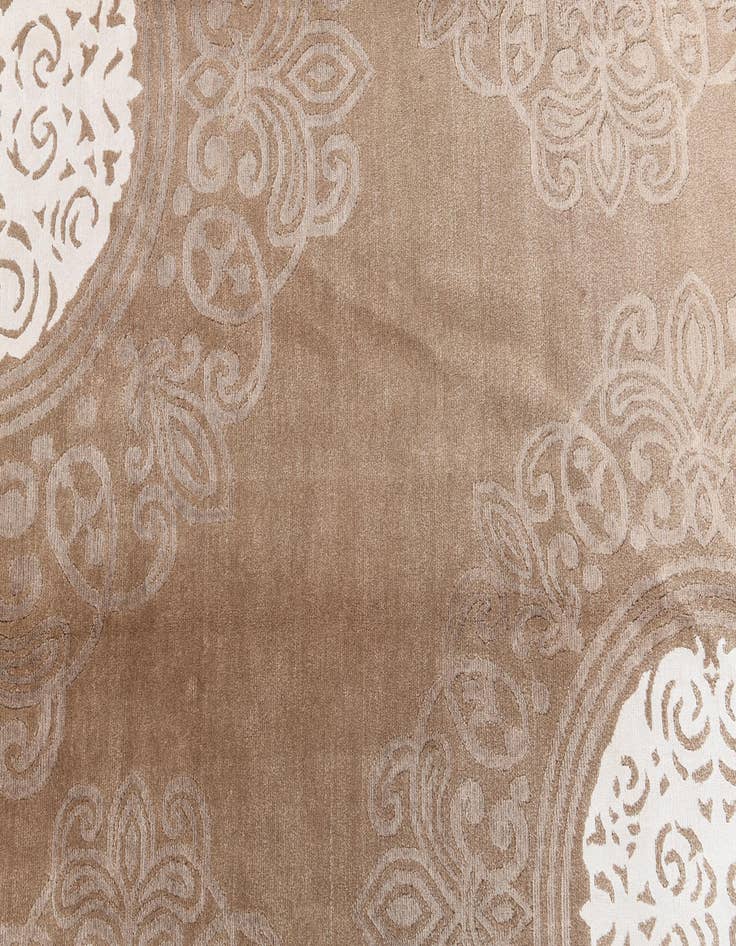 Detail image of  5' 9 x 8'  Hand Knotted Darya Wool Rug