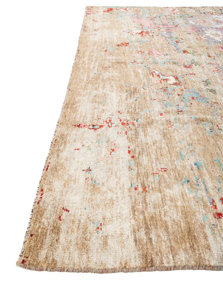 Detail image of  10' 1 x 13' 10  Hand Knotted Darya Wool Rug