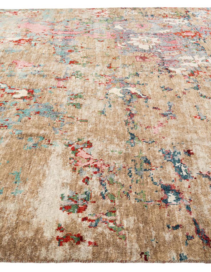 Detail image of  10' 1 x 13' 10  Hand Knotted Darya Wool Rug