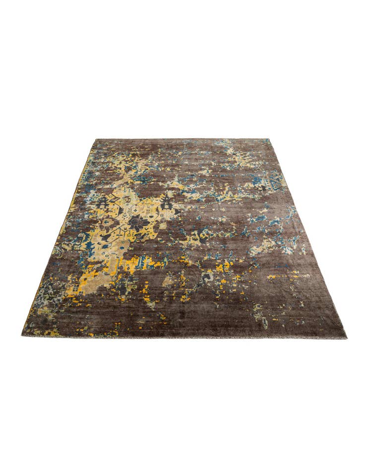 Detail image of  12' 5 x 15' 7  Hand Knotted Darya Wool Rug