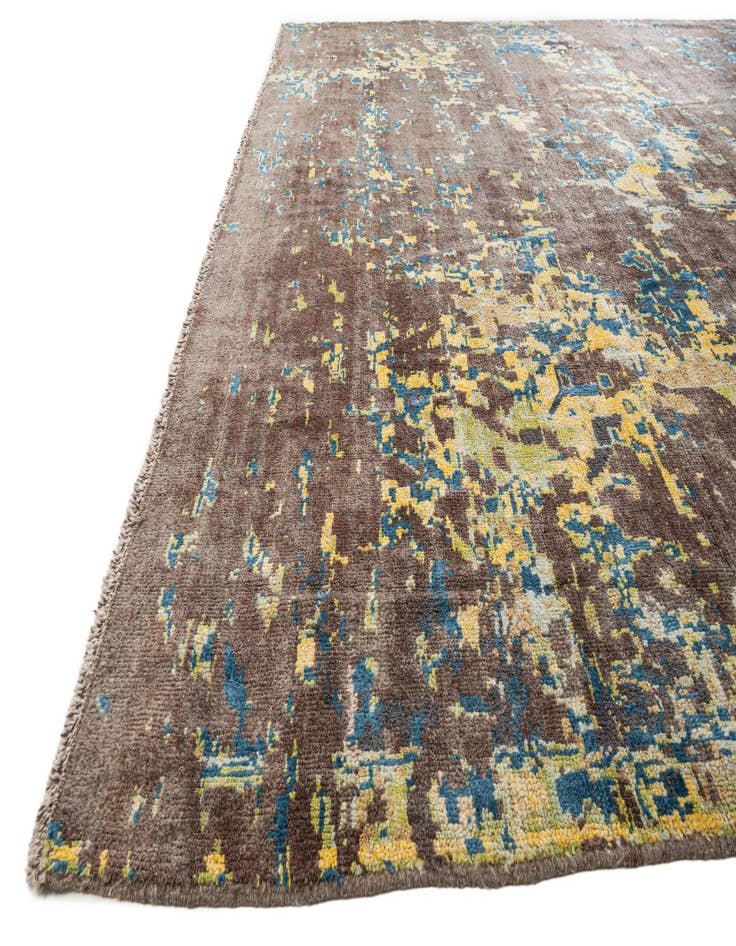 Detail image of  12' 5 x 15' 7  Hand Knotted Darya Wool Rug