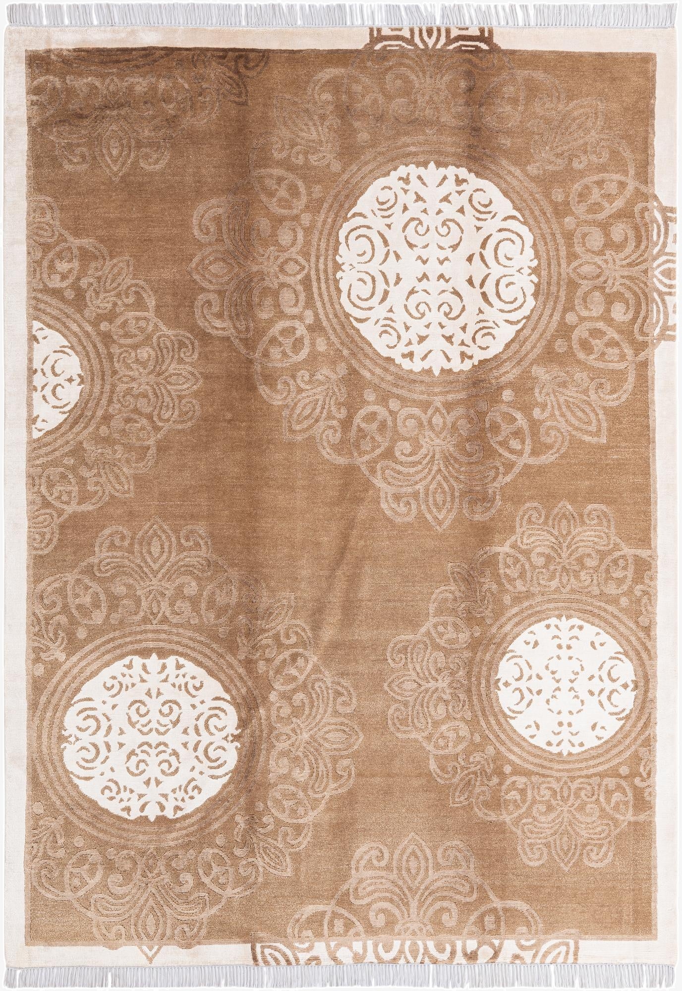  5' 9 x 8'  Hand Knotted Darya Wool Rug