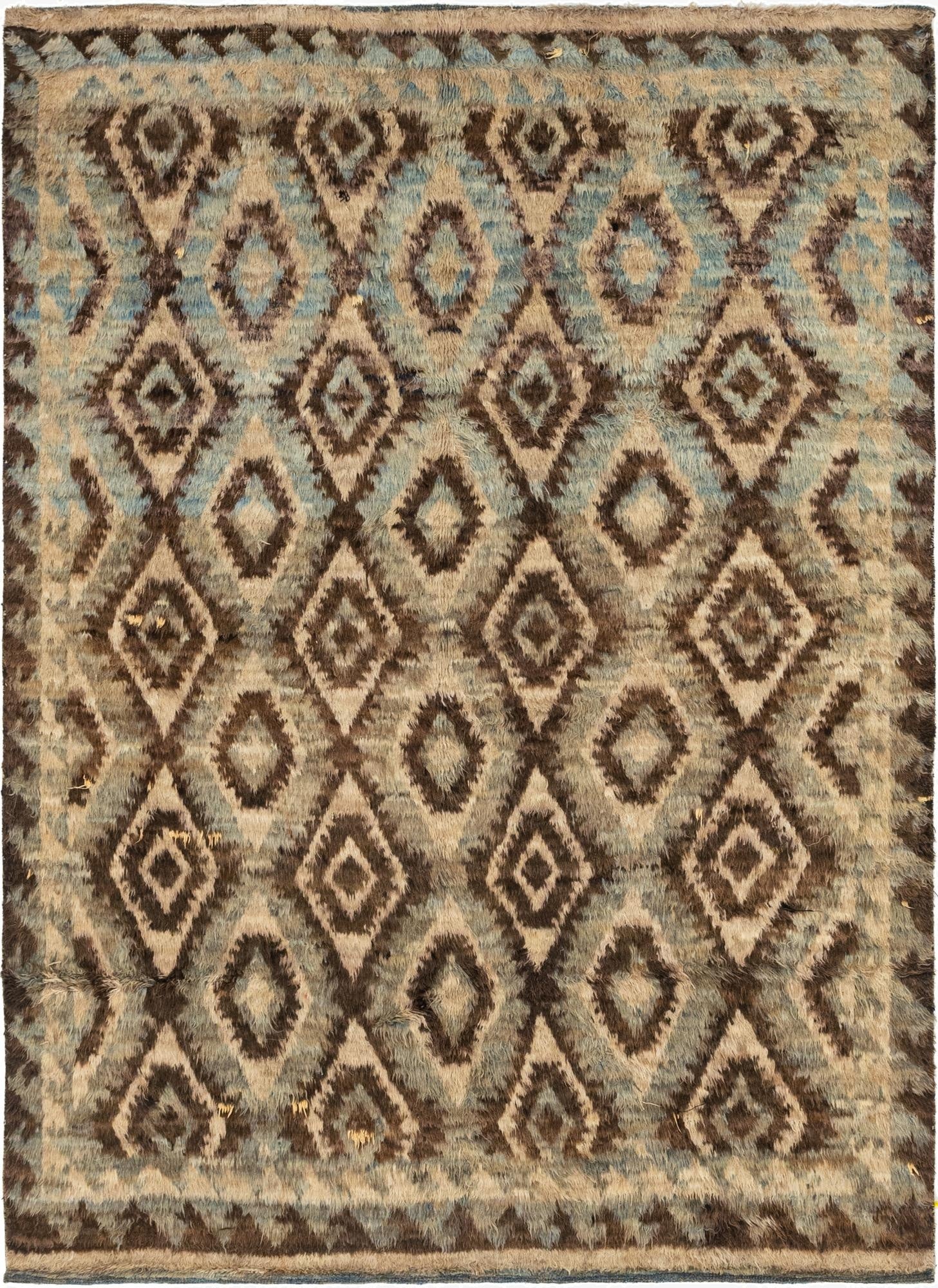  6' 6 x 9' 1  Hand Knotted Darya Wool Rug