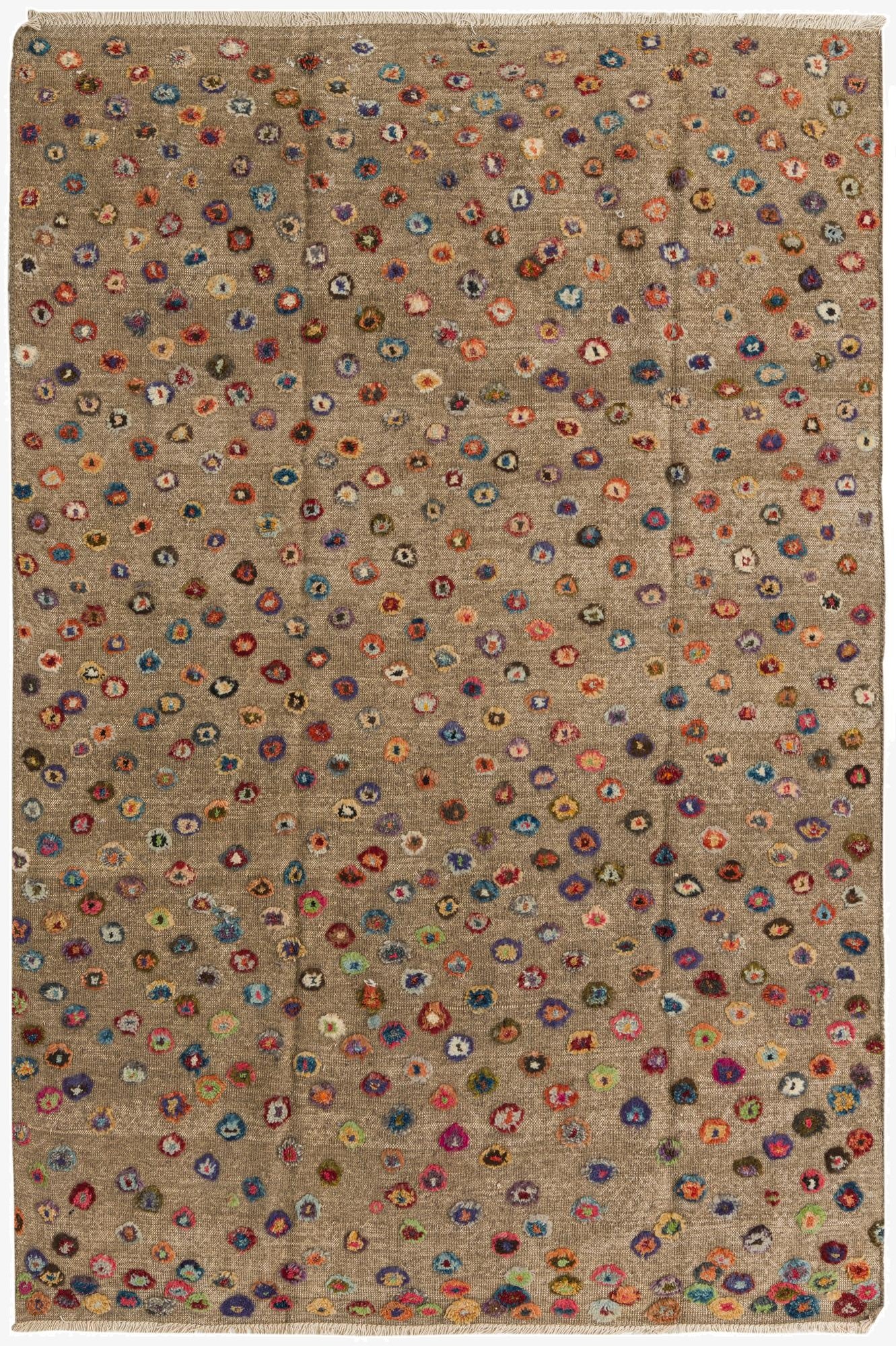 6' 8 x 9' 8  Hand Knotted Darya Wool Rug