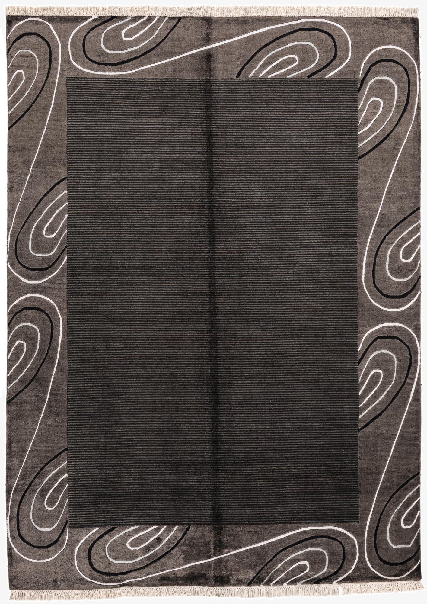  4' 7 x 7' 10  Hand Knotted Darya Wool Rug