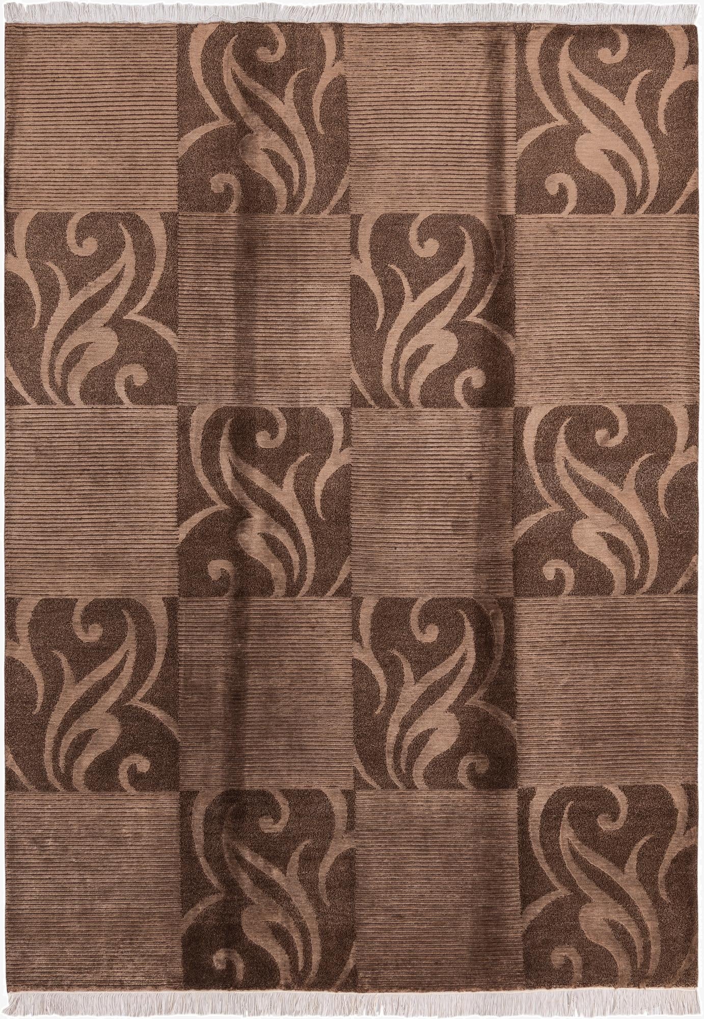  5' 9 x 8'  Hand Knotted Darya Wool Rug