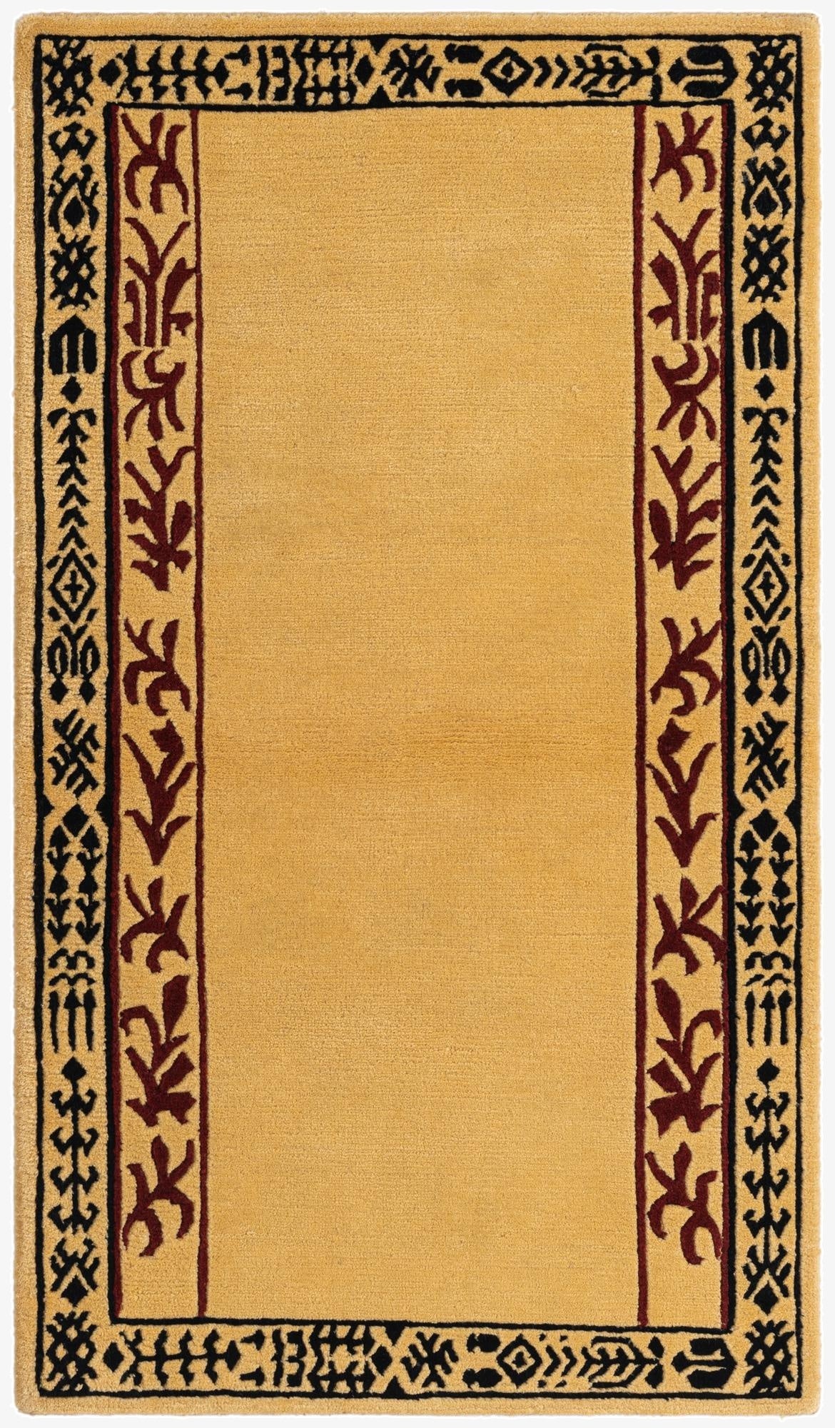  2' 4 x 4' 2  Hand Knotted Darya Wool Rug