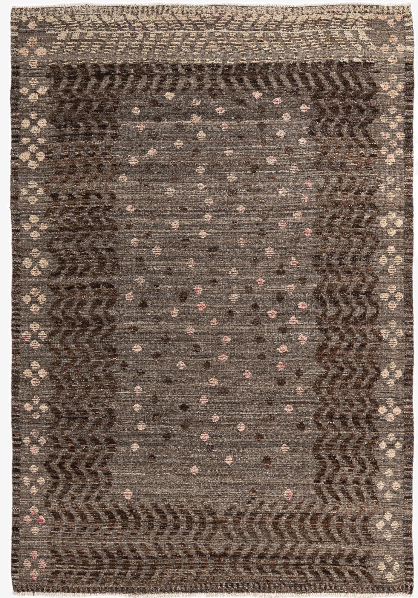  7' 2 x 10' 4  Hand Knotted Darya Wool Rug