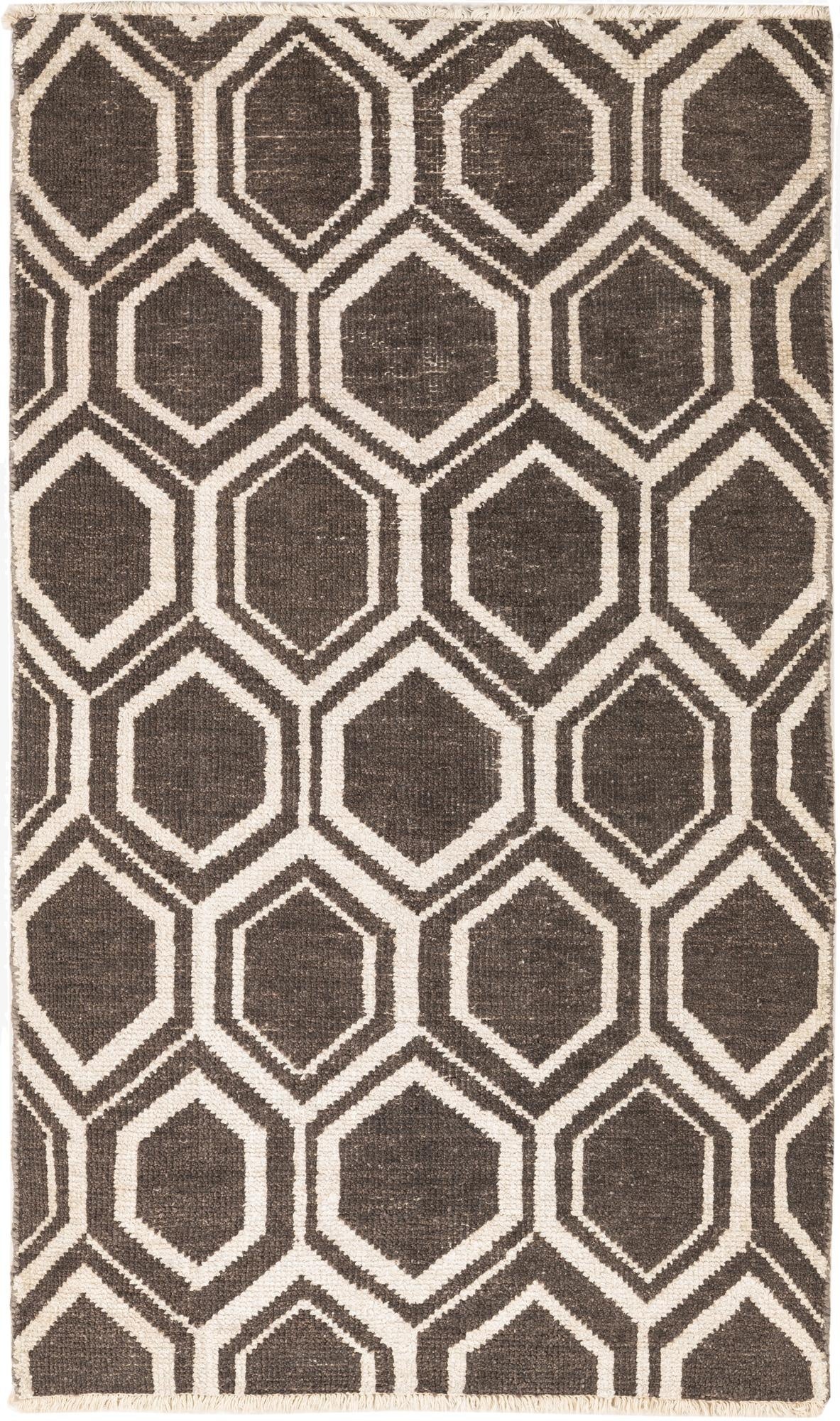  3' 6 x 6'  Hand Knotted Darya Rug