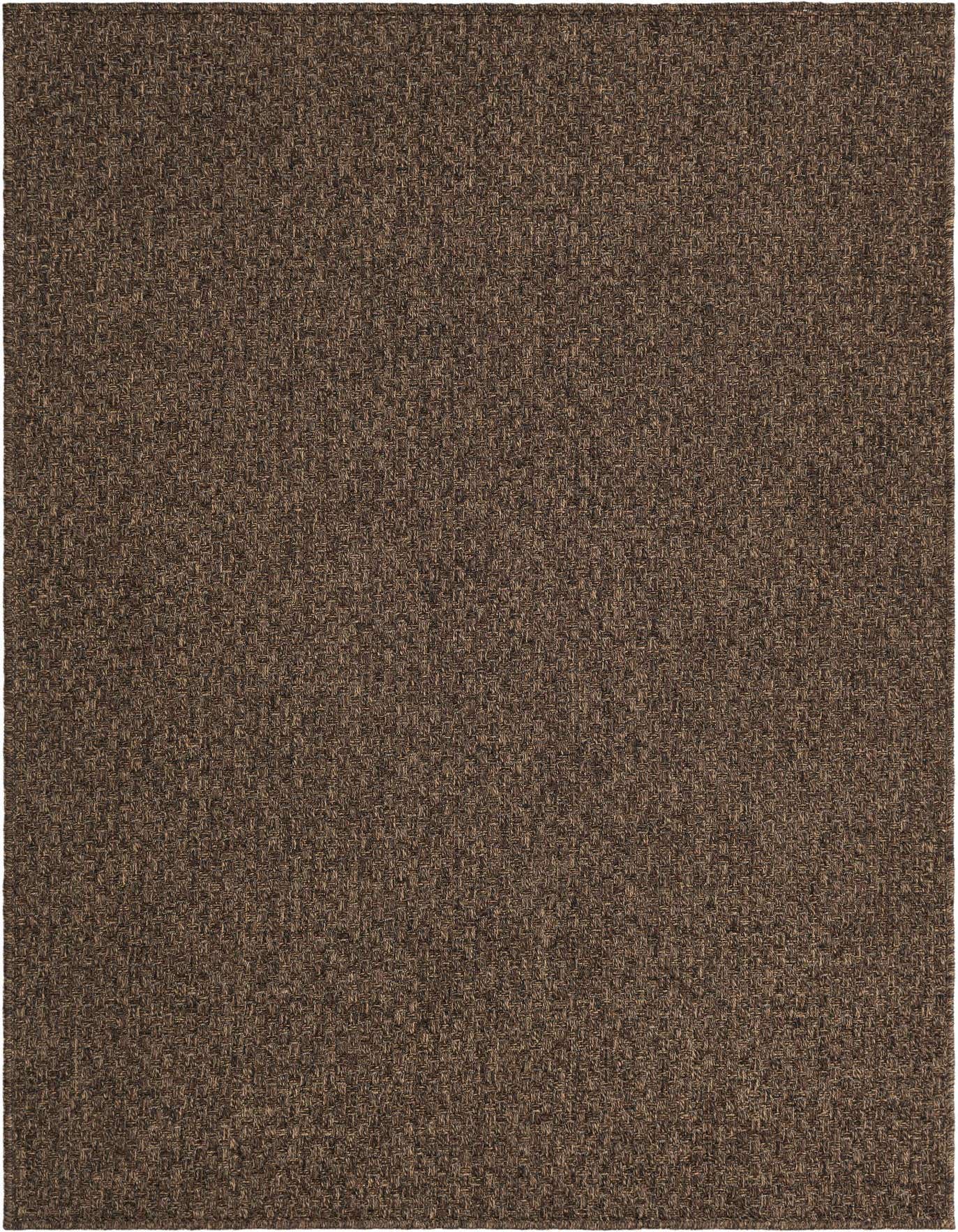 A 4x6 rectangular brown and tan flatweave rug with a textured, mottled appearance, suitable for various indoor rooms.