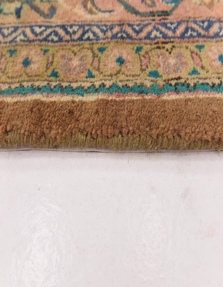 Detail image of  9' 6 x 13'  Hand Knotted Farahan Persian Wool Rug