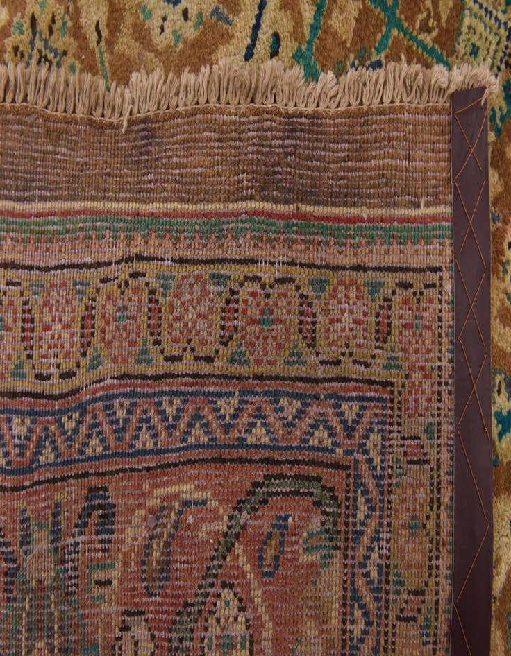 Detail image of  9' 6 x 13'  Hand Knotted Farahan Persian Wool Rug