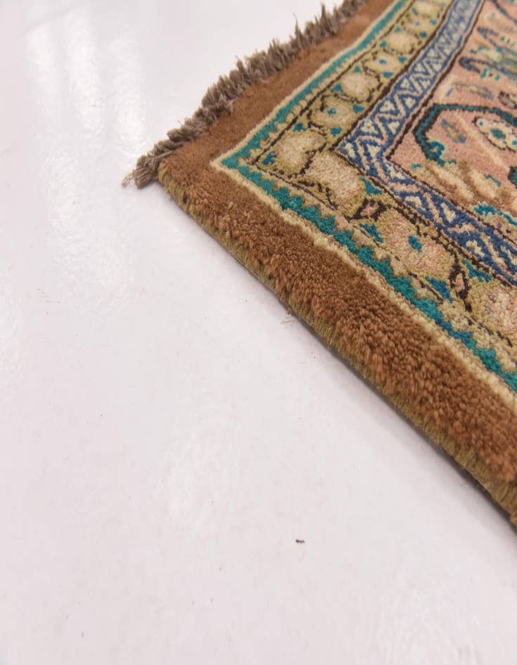 Detail image of  9' 6 x 13'  Hand Knotted Farahan Persian Wool Rug