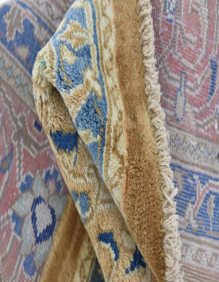 Detail image of  9' 10 x 13'  Hand Knotted Farahan Persian Wool Rug