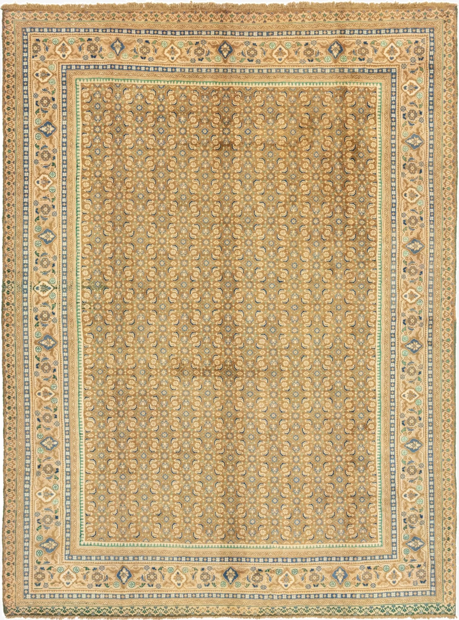  9' 4 x 12' 6  Hand Knotted Farahan Persian Wool Rug